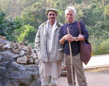 Shantum Seth and Fred Eppsteiner in India